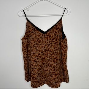 Express Animal Print Top Medium